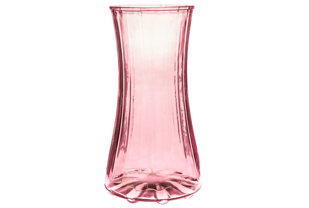 Sklenená váza Nigella 23,5 cm, ružová