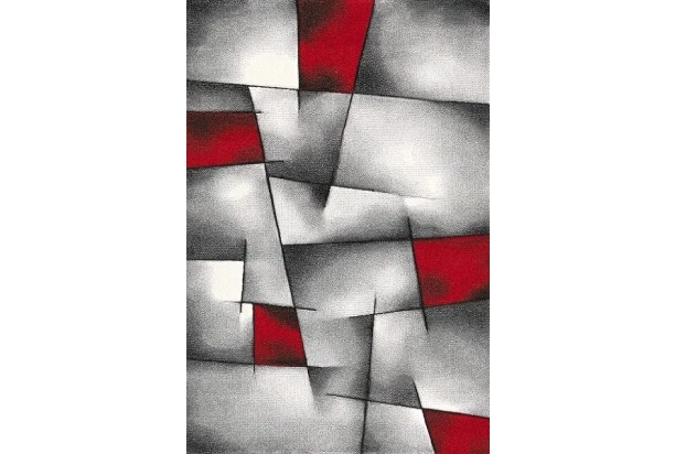 Koberec Brilliance 80x150 cm, šedo-červený