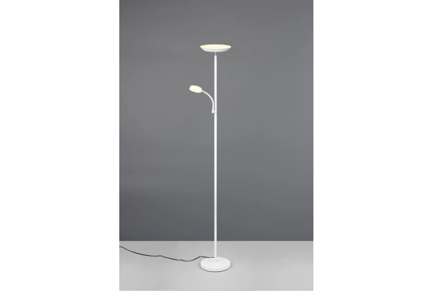 Stojacia lampa LED Specter, biela