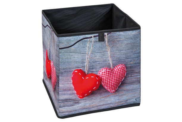 Úložný box Heart 1, motív zavesené srdce