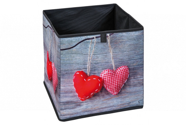 Úložný box Heart 1, motív zavesené srdce