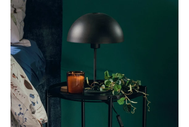 Stolová lampa Meike 35 cm, čierna
