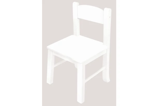 Detská stolička Pantone, biela