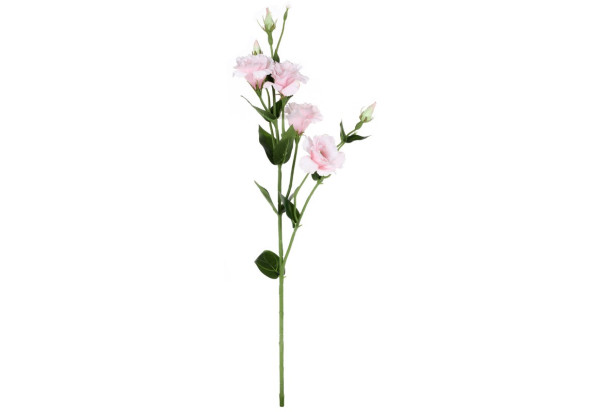 Umelý kvet Eustoma 80 cm, ružová