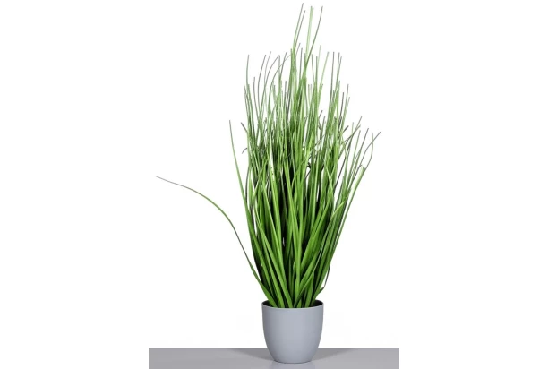 Umelá rastlina v kvetináči Tráva 80 cm, zelená
