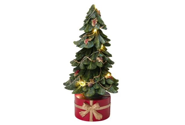 Dekorácia LED vianočný stromček, 13x27 cm