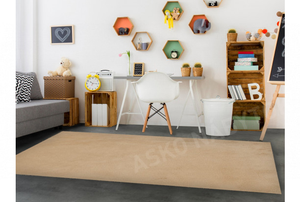 Kožušinový koberec Rabbit 60x120 cm, piesková
