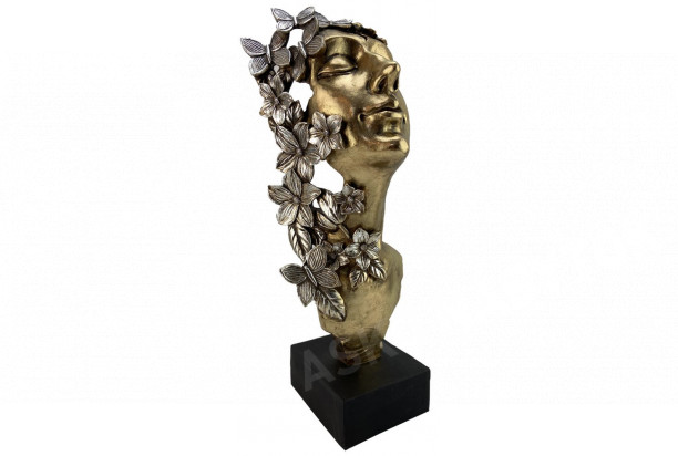 Dekorácia busta Hlava ženy, 40 cm
