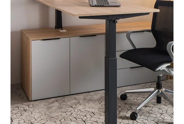 Zostava 2 skriniek k písaciemu stolu Home Office,dub sonoma/svetlosivá