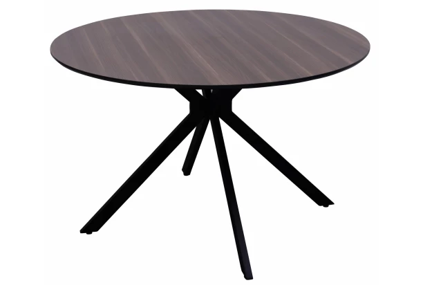 Okrúhly jedálenský stôl Cosmo 120 cm, šedo-hnedý jaseň