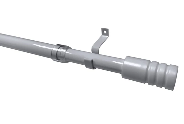 Garnýž Modern 135-225 cm, strieborná