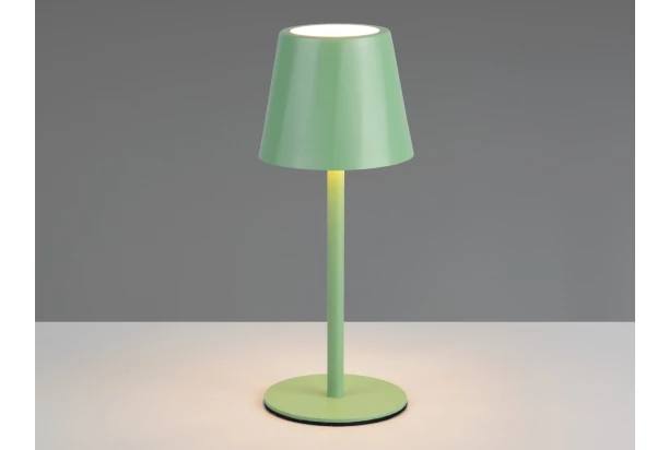 Nabíjacia LED stolná lampička Diaz, zelená