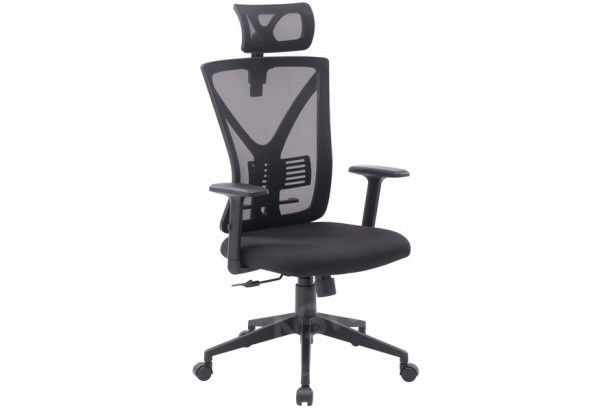 Kancelárska stolička Image, čierna látka