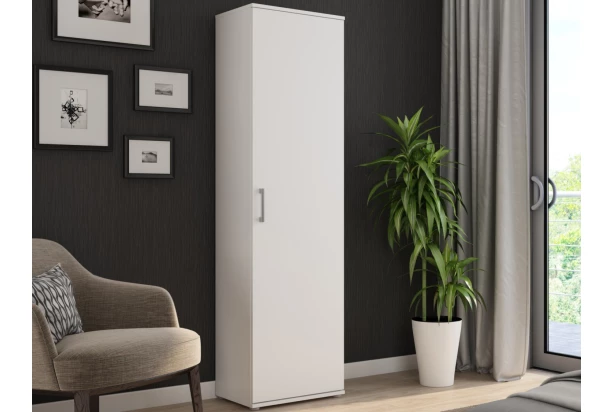 Viacúčelová skriňa s policami Nitro, 50 cm, bílá