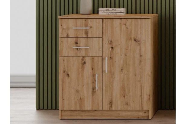 Komoda Universal, 79 cm, dub artisan