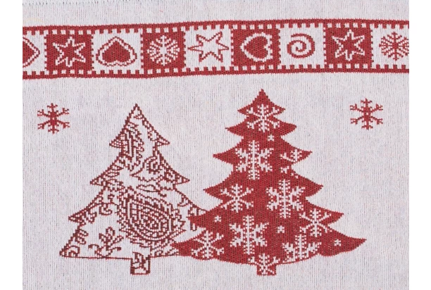 Vianočné prestieranie Stromček 48x33 cm, červený