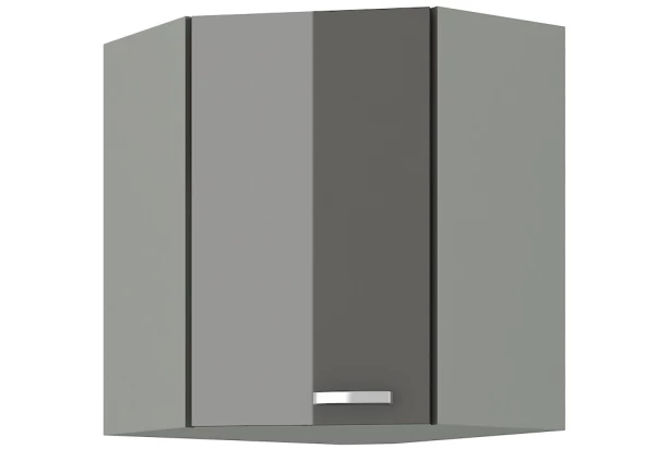 Horná rohová kuchynská skrinka Grey 60/60 cm