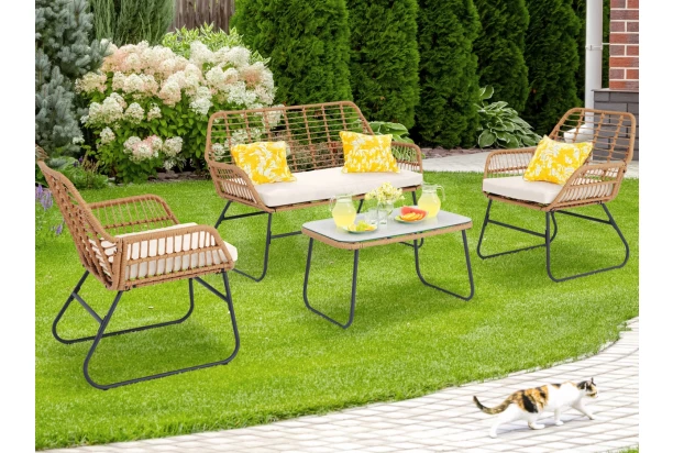 Set záhradného nábytku Kilsund (4-dielny)