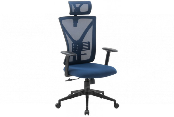 Kancelárska stolička Image, modrá látka
