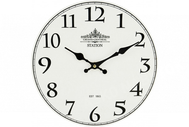 Nástenné hodiny Grand Central Station 30 cm, MDF