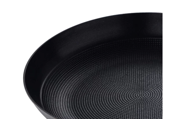 Panvica Odin 28 cm, železo, čierna