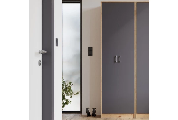 Policová skriňa Vincent, dub artisan/antracit