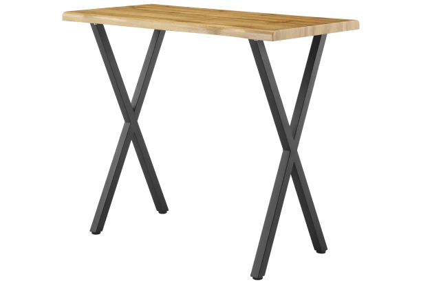 Barový stôl v zaoblenom tvare Mikkel 120x60 cm, divoký dub