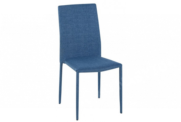 Jedálenská stolička Doris, modrá látka