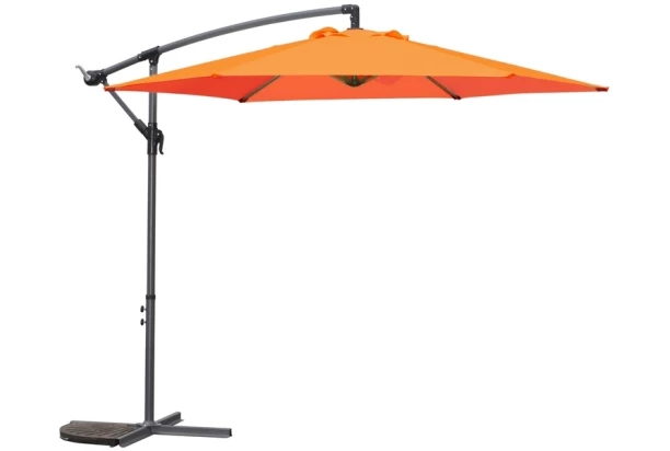 Slnečník Jumbo 300 cm, oranžový