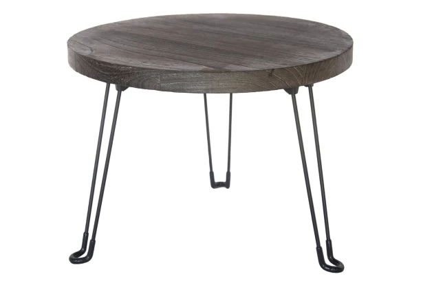 Odkladací stolík Logan, priemer 50 cm