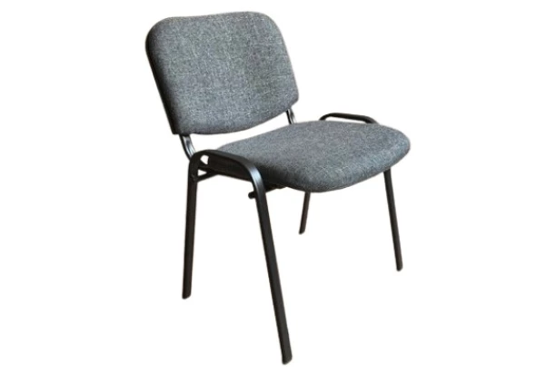 Konferenčná stolička Zuza, dymovo šedá tkanina