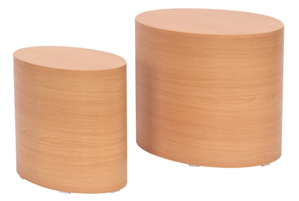 Sada oválnych stolíkov Alvo, buk, 2 ks