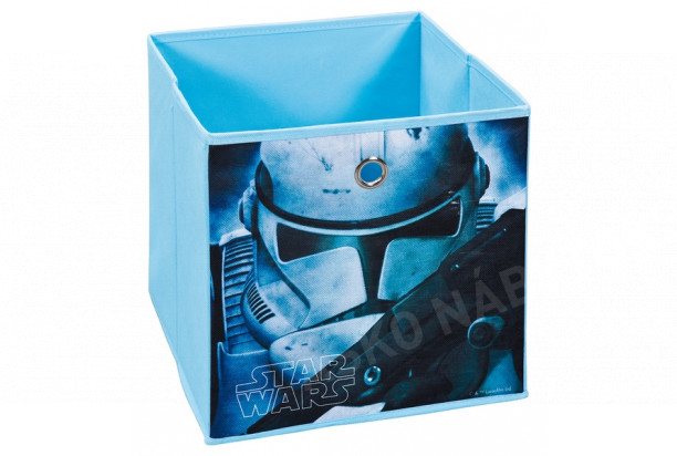 Úložný box Star Wars 1, modrý, motív bojovníka