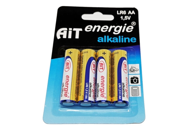 Tužkové batérie (4 ks) Alkaline LR6 AA