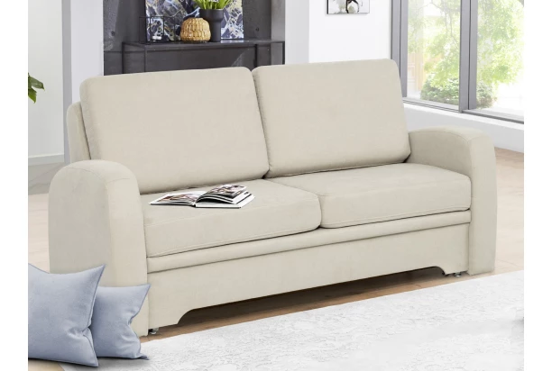 Pohovka s rozkladom Impuls, béžová látka