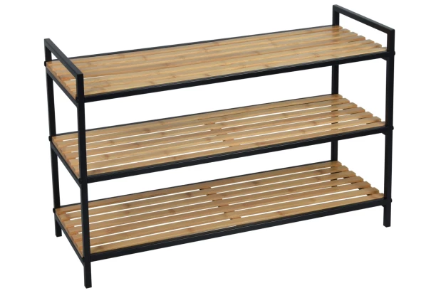 Botník s 3 policami Fargo, bambus