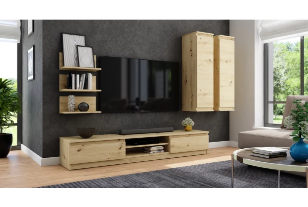 TV stolík Carlos, dub artisan, 175 cm