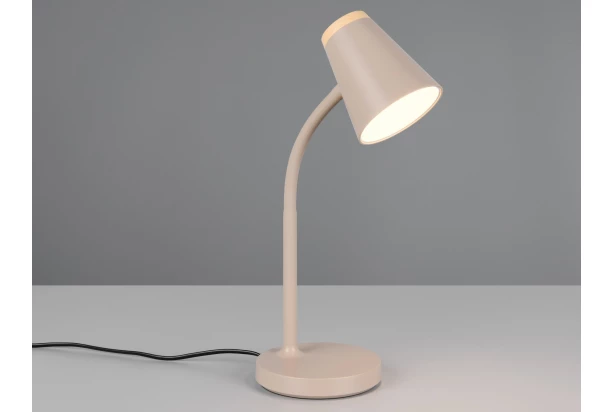 Stolová LED lampa Pongo, béžová