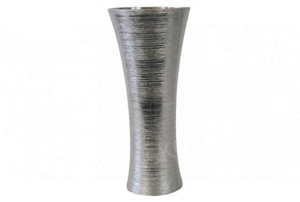 Váza Modern 35 cm, strieborná