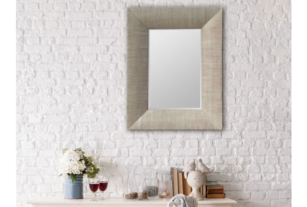 Nástenné zrkadlo 58x38,5 cm, zlaté