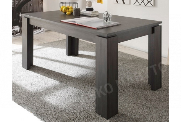 Jedálenský stôl Universal 160x90 cm, šedý jaseň