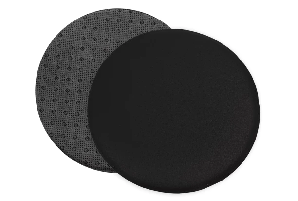 Podsedák na stoličky antracitový 38 cm, imitácia kože