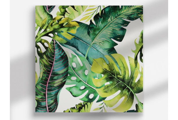 Obraz na plátne Džungľa listy, 40x40 cm
