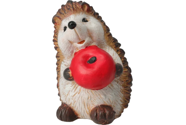 Dekoračná soška (2 druhy) Ježko s jablkom