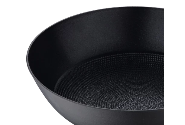 Wok panvica Odin 24 cm, železo, čierna