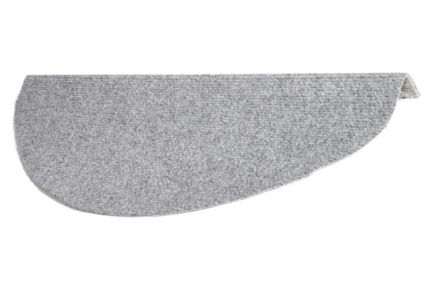 Nášľap na schody 25x65 cm, šedý polkruh