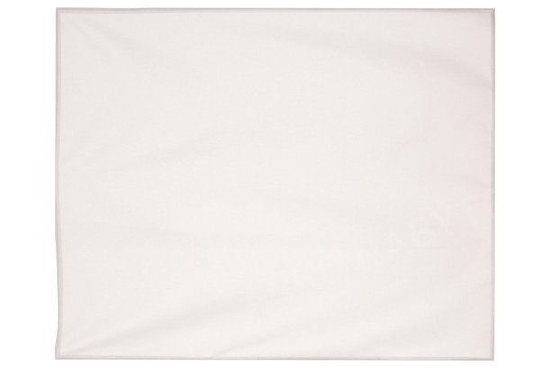 Vianočný obrus 130x160 cm, biely so striebornými vtkanými nitkami