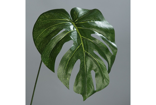 Umelá rastlina Filodendron list, zelený