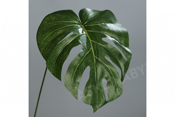 Umelá rastlina Filodendron list, zelený