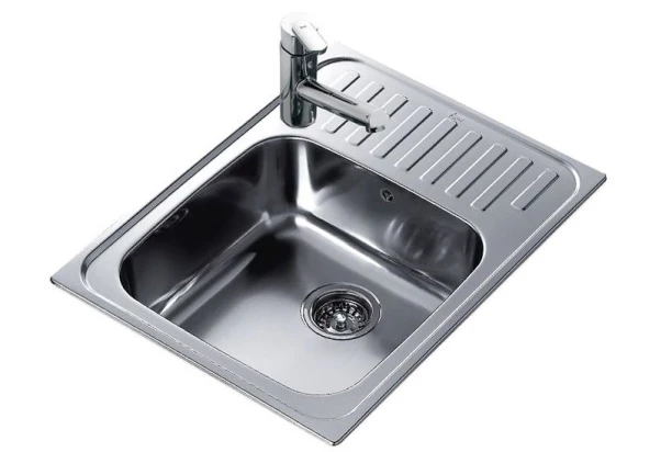 Drez s odkvapom Teka Classic 1B nerez